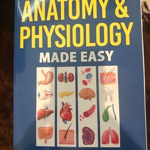 Anatomy & Physiology Made Easy Book - Blue Cover